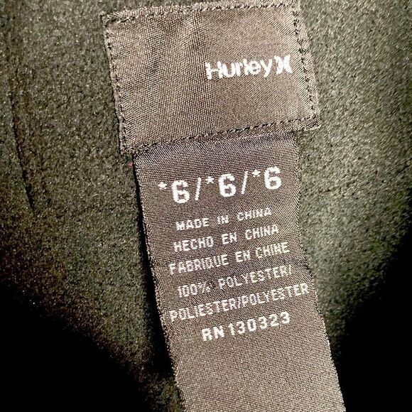 Hurley Boys Hoodie Fleece Size 6 - Picture 3 of 5